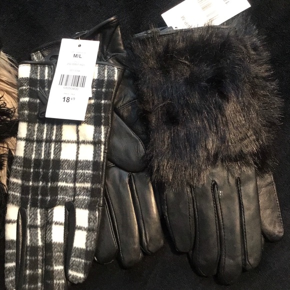 Brand new never worn black and white gloves - Picture 12 of 16